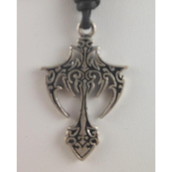 Vintage Celtic Cross Pendant Necklace 24" Adjustable Sacred Symbols NOS - Picture 6 of 10